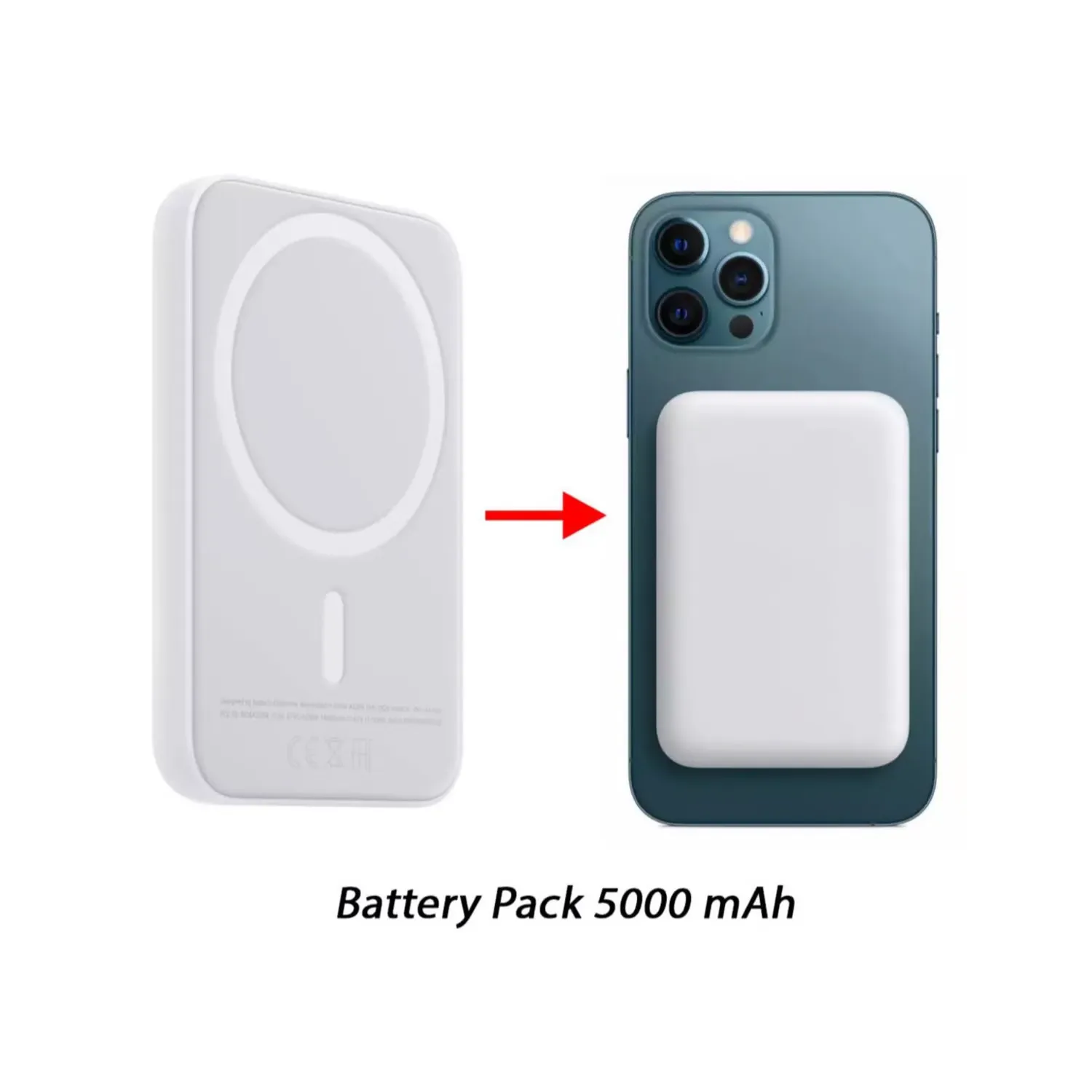 Cargador Portátil MagSafe para iPhone de 5,000 mAh miniatura 2